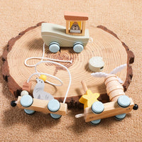 Thumbnail for HappyTrain – Montessori & Fun – Set de trenes de madera