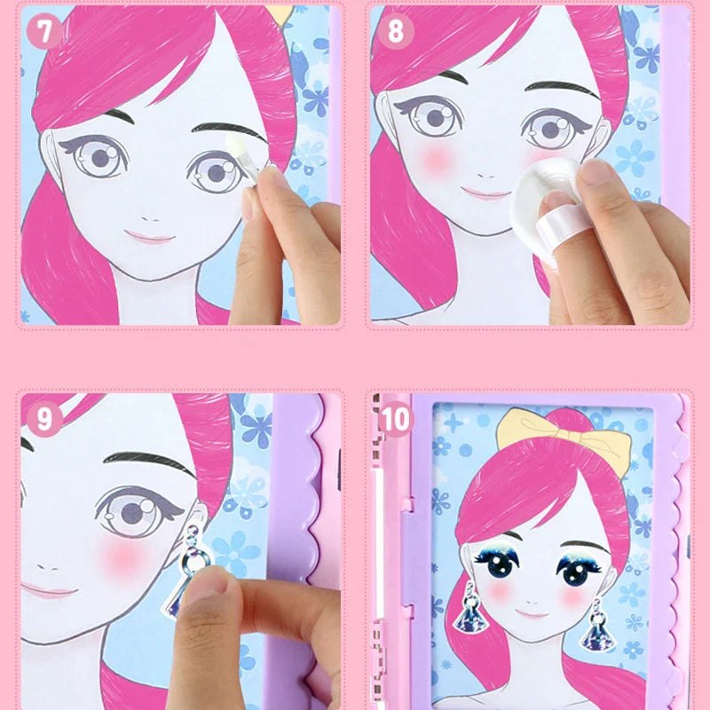 Glam Draw - Fantasía y diversión - Set de maquillaje