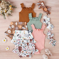 Thumbnail for Baby Girl Summer Outfit – Bonito y ligero – Conjunto de ropa para bebé