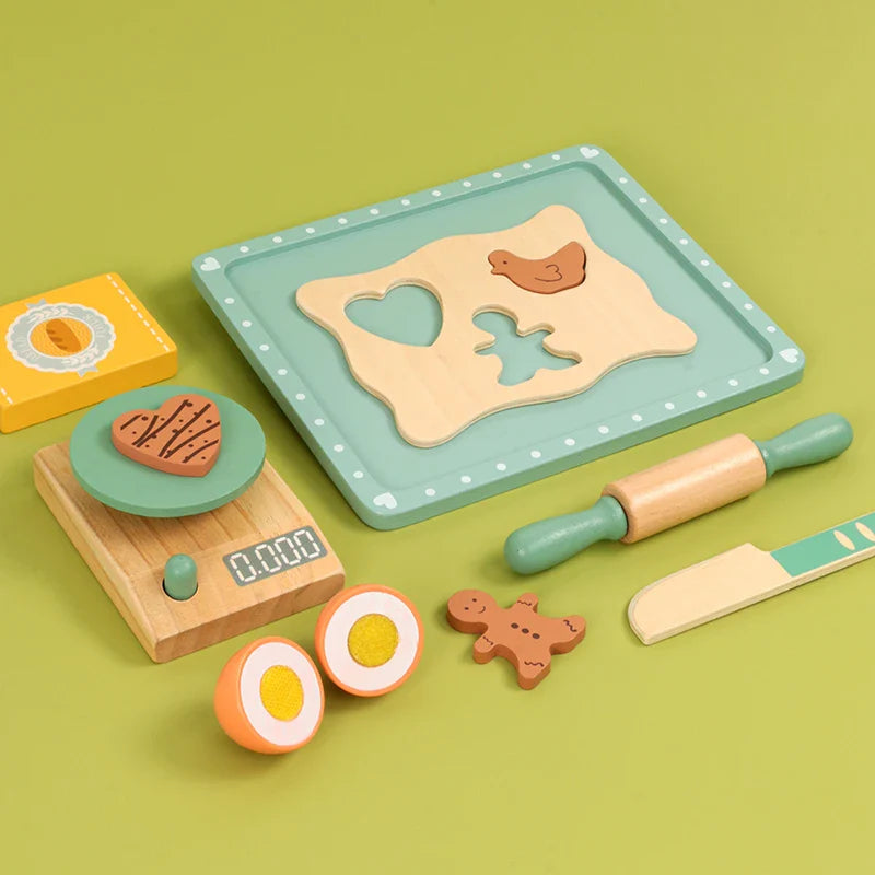 Woods™ - Fomenta la creatividad y las habilidades - Juego de cocina de madera