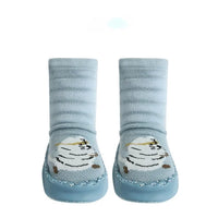 Thumbnail for Toddler Non-slip Socks™ - Steps in Style - Calcetines con suela y estampado animal