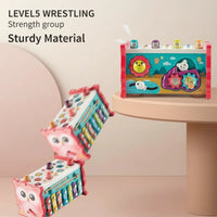Thumbnail for Montessori Hammering Toy – Motricidad y aprendizaje – Set de juego 8 en 1