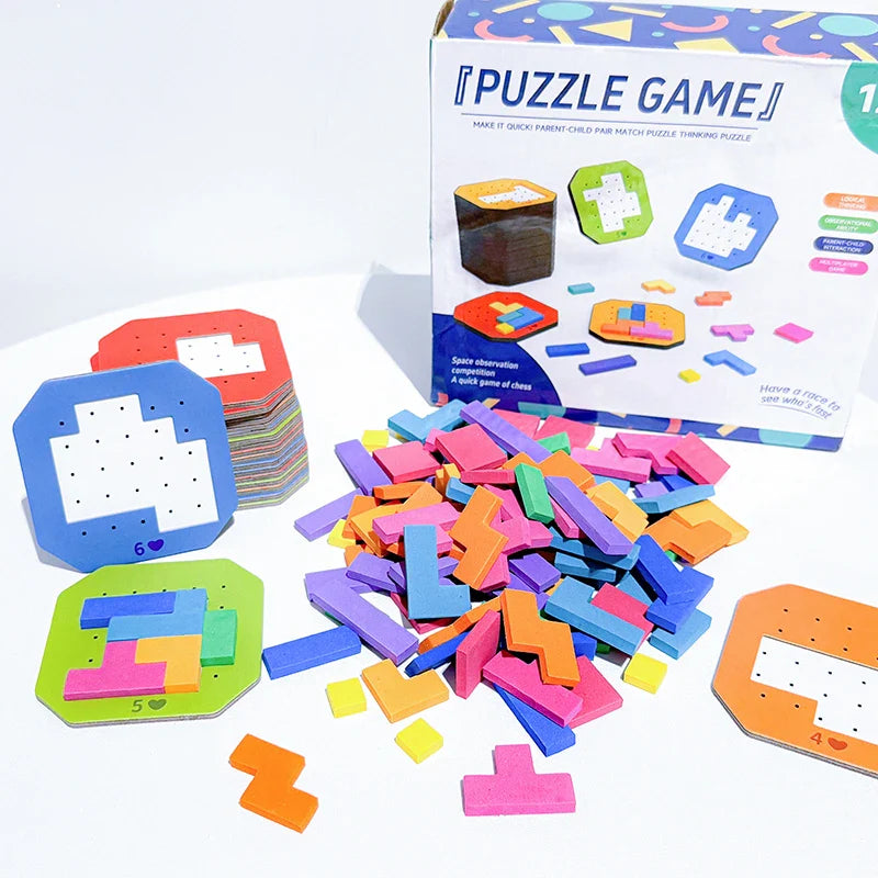 Colorful Tangram Puzzle™ - Creatividad y aprendizaje - Puzzle Tangram