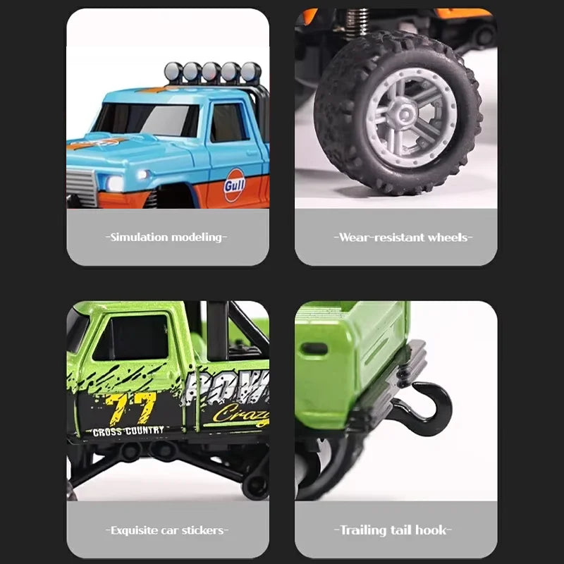 Pocket Speed RC – Rápido y maniobrable: mini camión de carreras