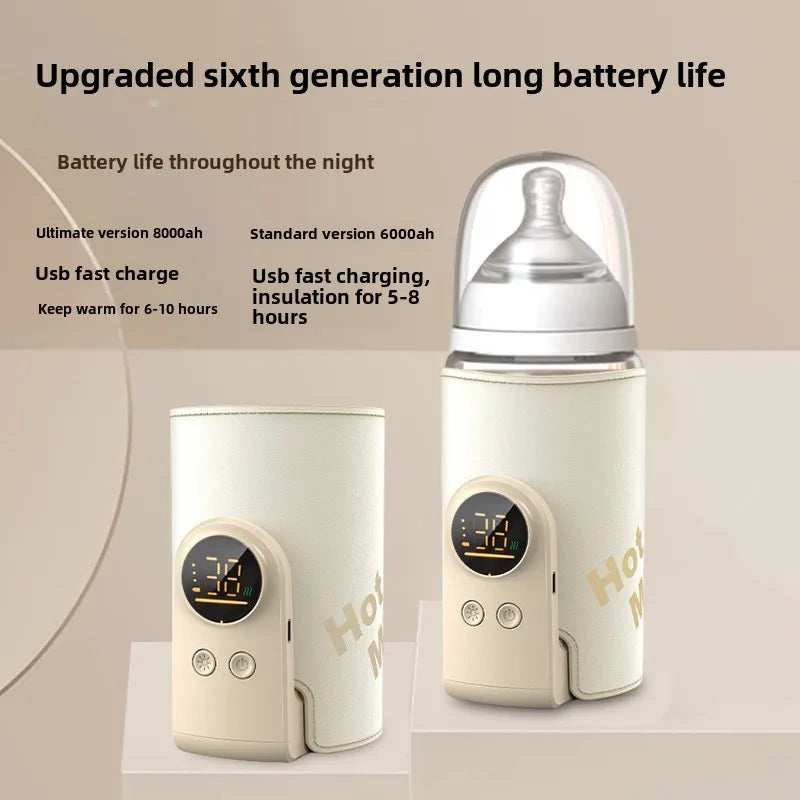 SmartBottle - Siempre caliente y preparado - Calentador de leche inalámbrico recargable