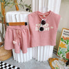 Mini Fashion™ - Comfy&Style - Conjunto rosa - faja con corazones