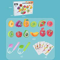 Thumbnail for Fruit Lacing Game™ – Motricidad fina - Fruit Beads Toys
