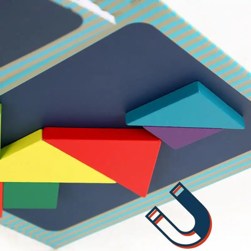 Woods™ - Fomentar el pensamiento lógico - Puzzle Tangram de madera