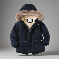 Thumbnail for CozyTrend – Elegante y cálida: chaqueta parka de invierno con cuello de piel