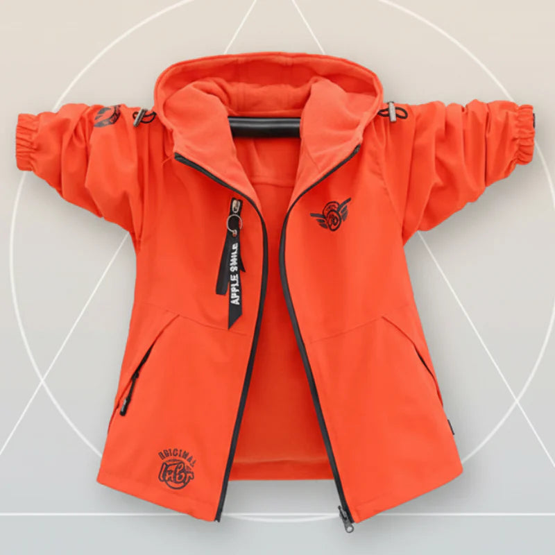 Reversible Kids Jacket – Impermeable y cortavientos – Chaqueta ligera