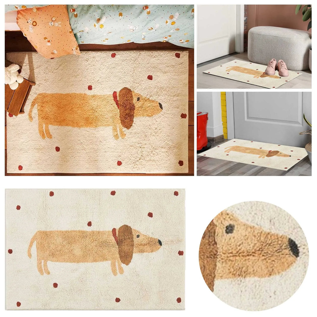 Little Haven™ - Suave y cómoda - Alfombra perro salchicha