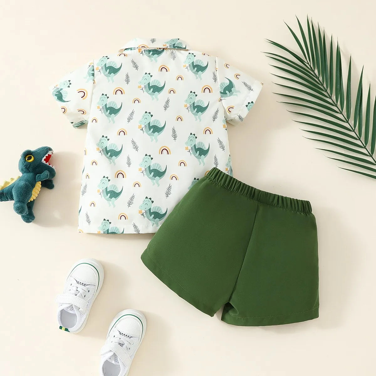 Mini Fashion™ - Dino Print - Conjunto de verano estilo Dino