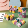 WoodCraft – Desafiante y educativo – Puzzle de bloques de construcción de madera en 3D