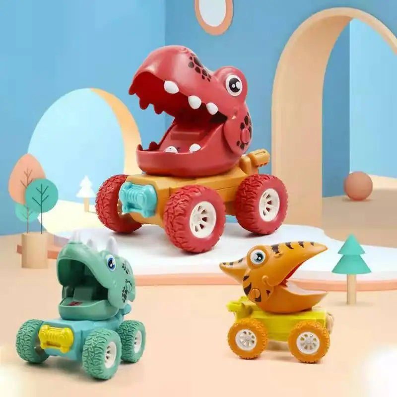 Dino Monstertruck™ - Carrera de dinosaurios Push & Go - Dino monstruo-camión