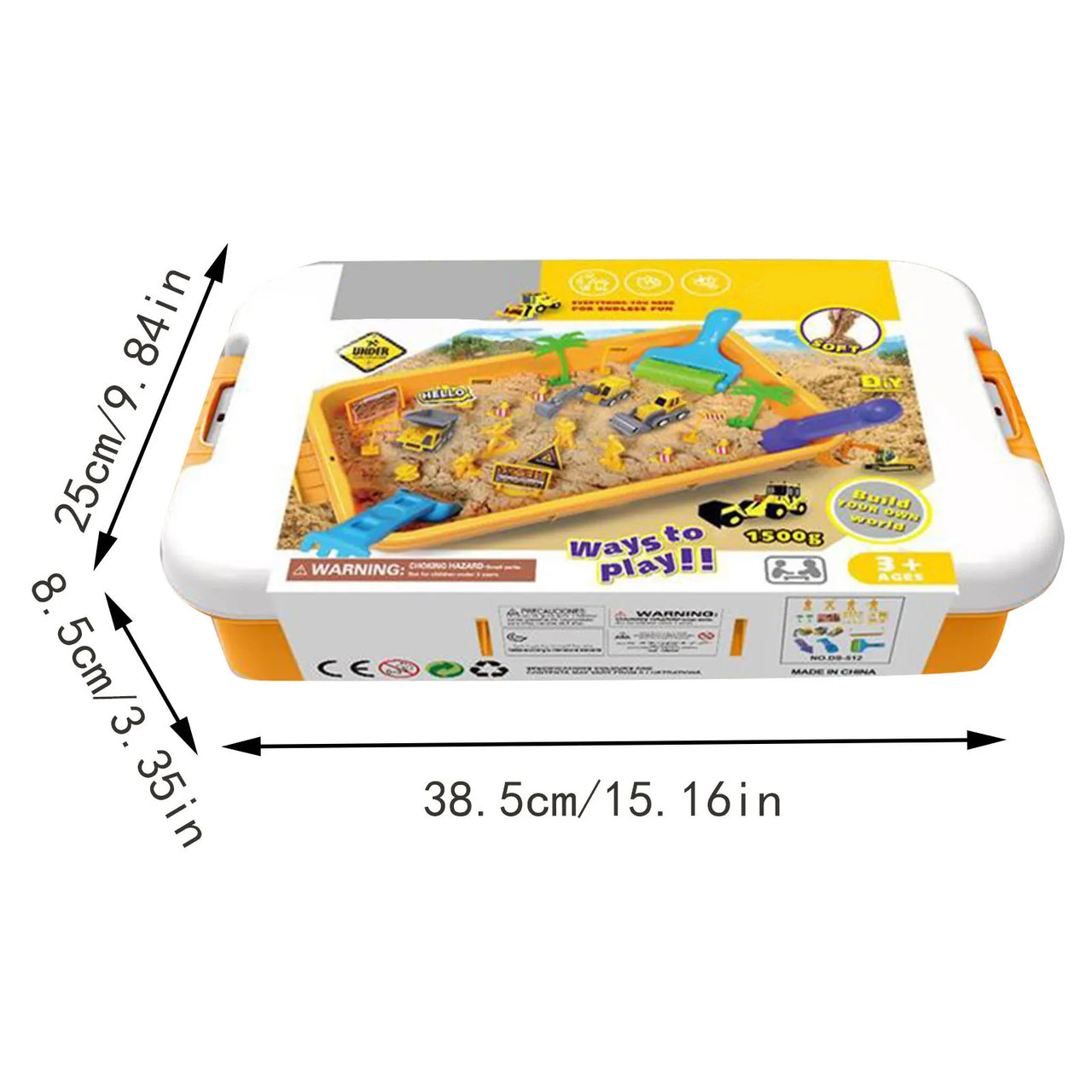 Sand Works – Excavación y construcción – Juego de altavoces Kinetic Zand