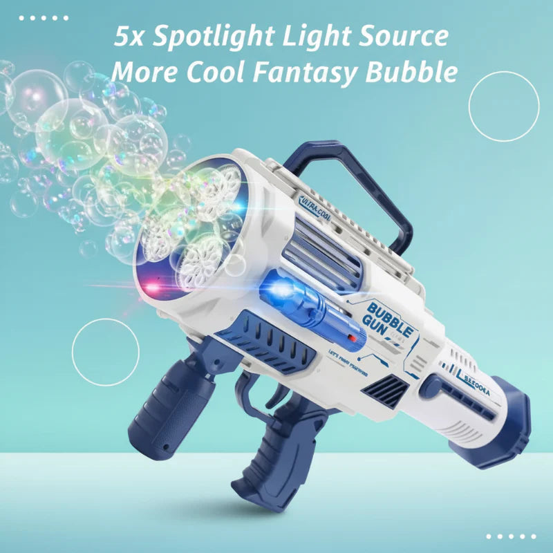 Light Up Bubble Gun – Juegos y música – Pistola de pompas de jabón