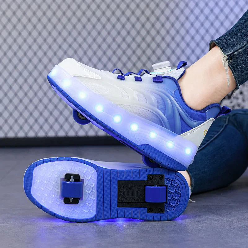Light-Up Skate Shoes – LED y cómodas: zapatillas con luces LED