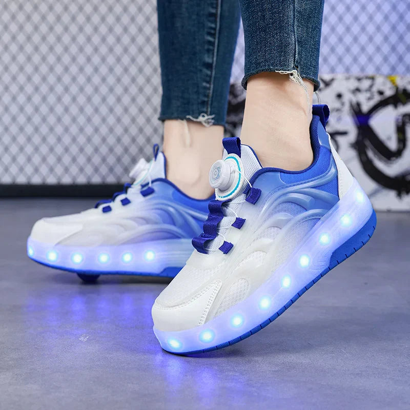 Light-Up Skate Shoes – LED y cómodas: zapatillas con luces LED