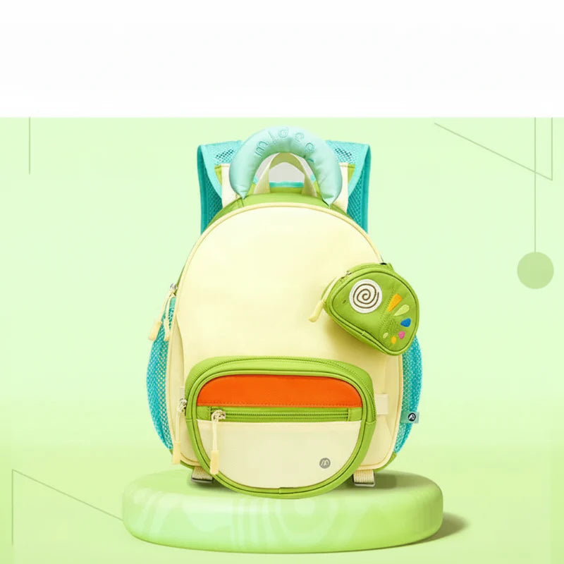 KidPack – Ligero y cómodo – Mochila escolar ligera con portabotellas