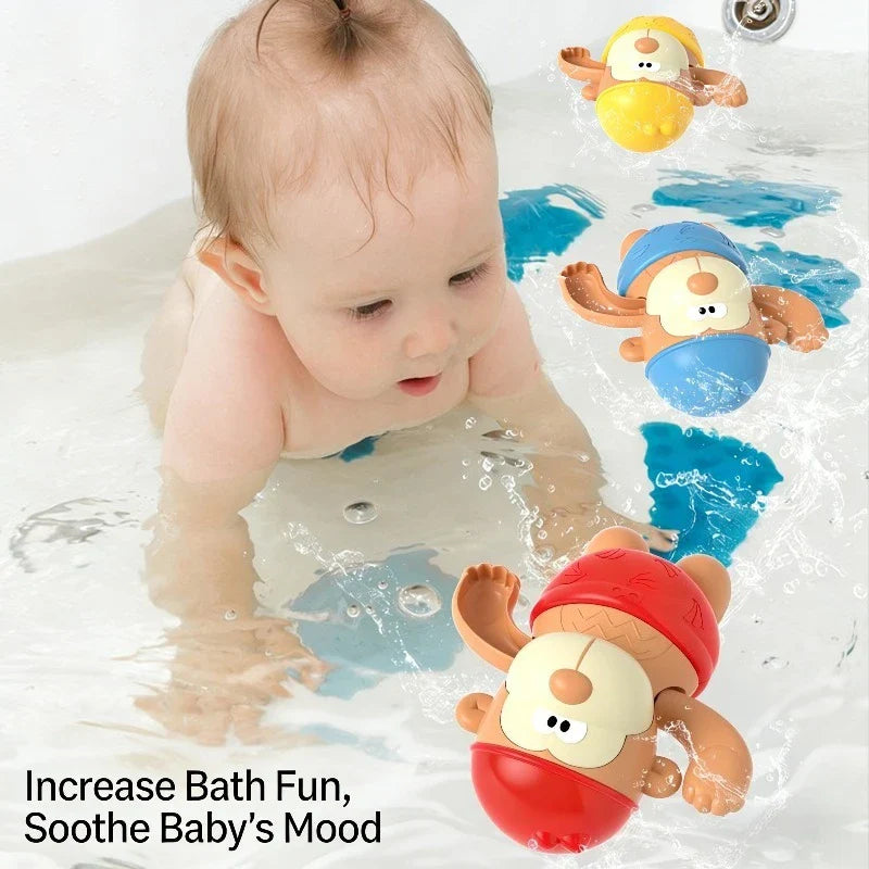Clockwork Monkey Toy – Diversión y juegos acuáticos – Juguete de baño de cuerda