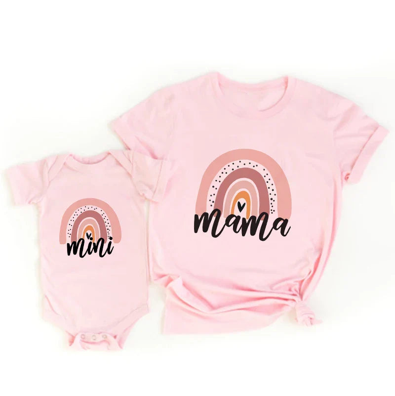 Mini Fashion™ - Mamá e hija - Set de camisa y pelele a juego