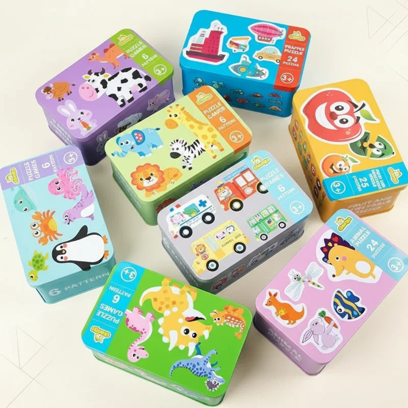 BrainBox – Aprender y jugar – Rompecabezas de madera en 3D