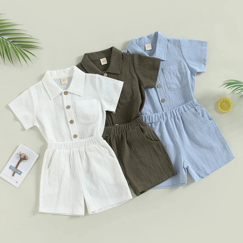Mini Fashion™ – Resistente y con estilo – Conjunto de algodón para bebé