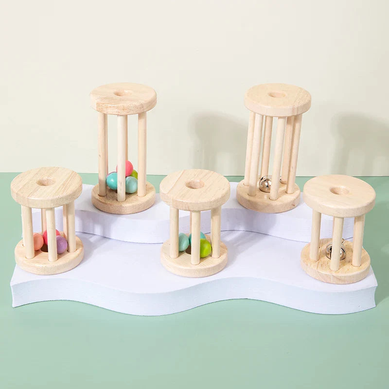 Music Rattle™ – Jaula Merry Roll – Juguetes sonajeros de madera