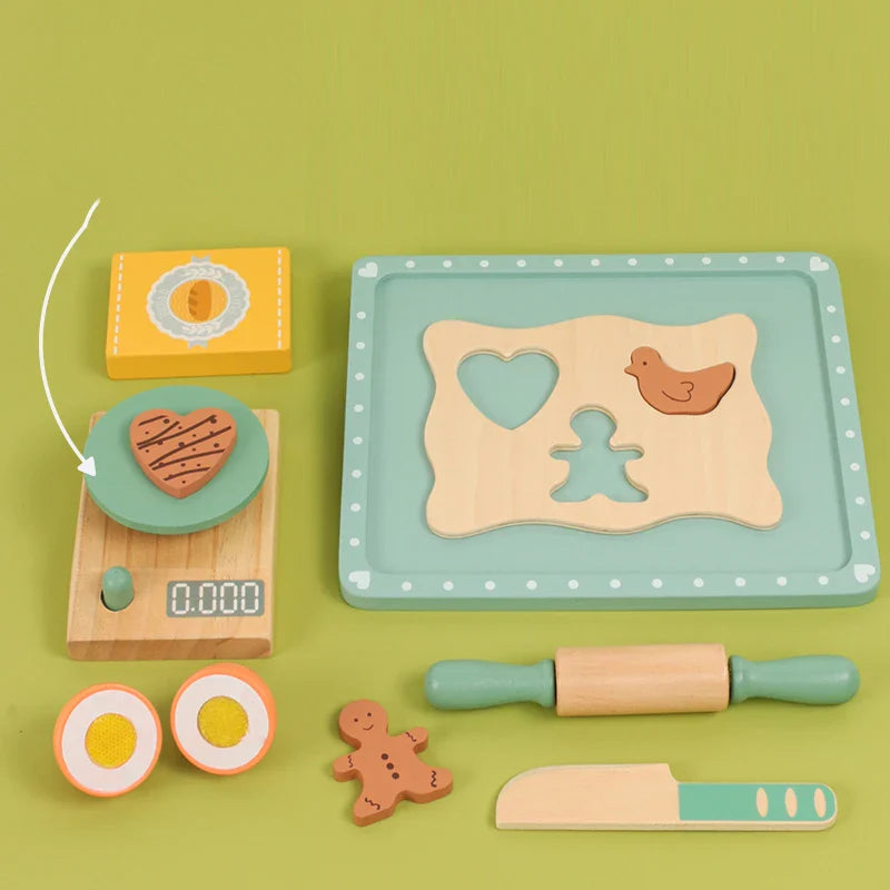 Woods™ - Fomenta la creatividad y las habilidades - Juego de cocina de madera