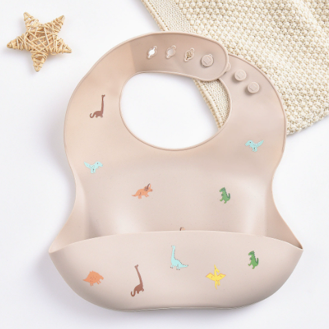 Silicone Bib - Impermeable y a la moda - Babero de silicona