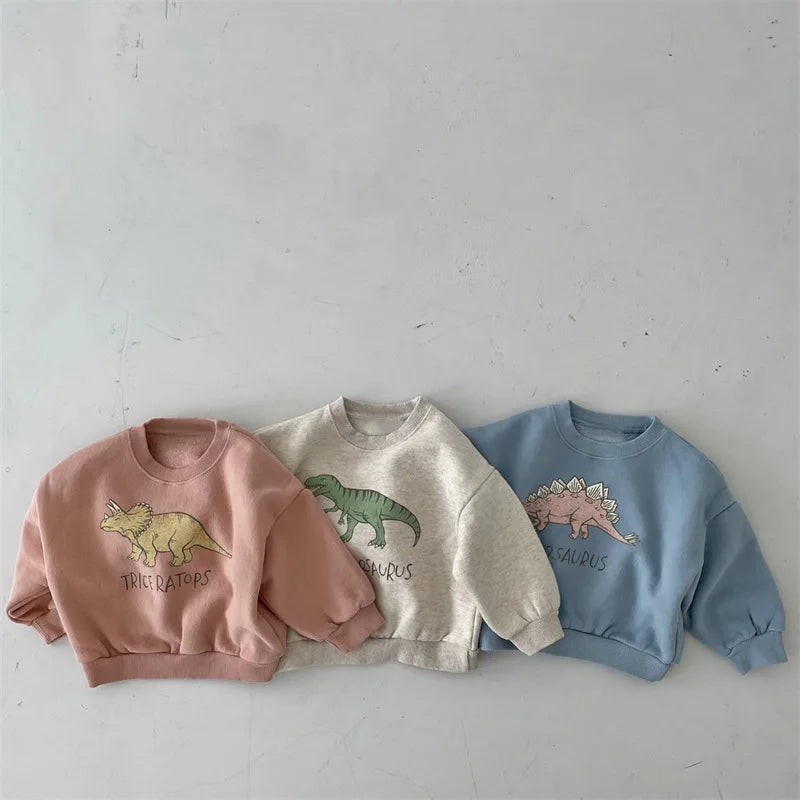 Mini Fashion™ - Bonito estampado de dinosaurios - Suéter con dinosaurio