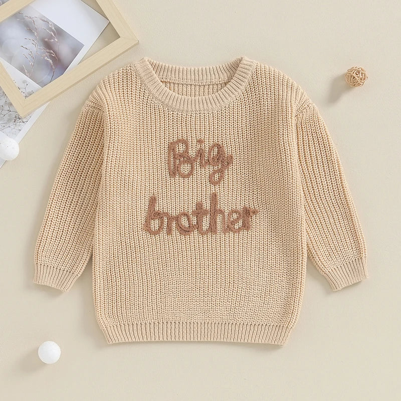 MiniTrend – Acogedor y moderno: jersey infantil con «Big Brother»
