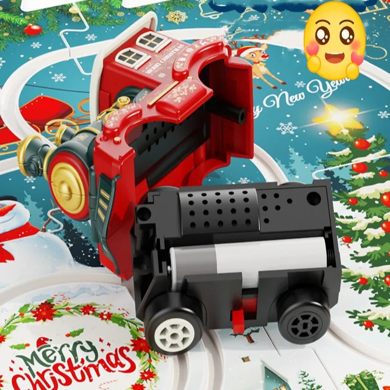DIY Xmas Train Track™ - Construye tu propio país de las maravillas navideñas - Puzzle Tren de Navidad