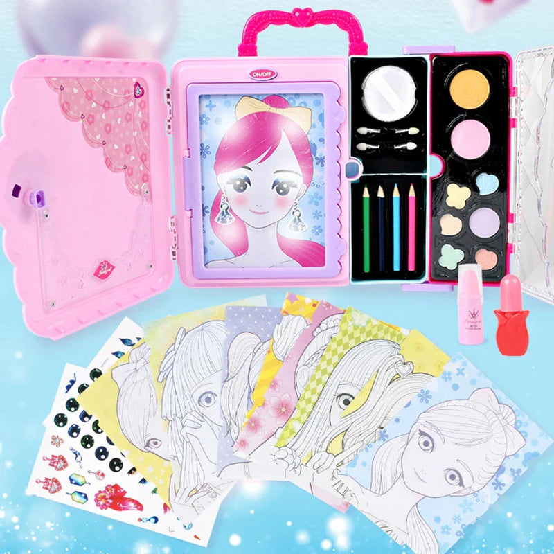 Glam Draw - Fantasía y diversión - Set de maquillaje