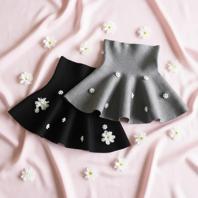 Girls Knitted Skirt – Comodidad y estilo – Falda infantil