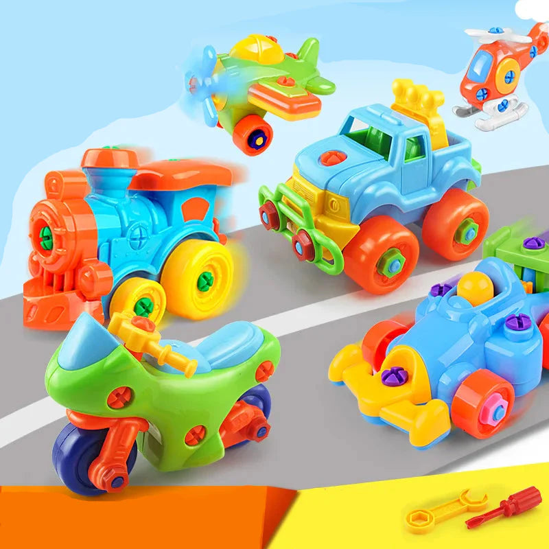DIY Vehicle™ – Montar y montar – Juego de tornillos para coches de juguete