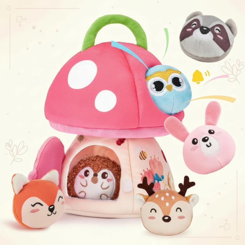 JungleHive – Juego y aprendizaje: peluche sensorial en el bosque
