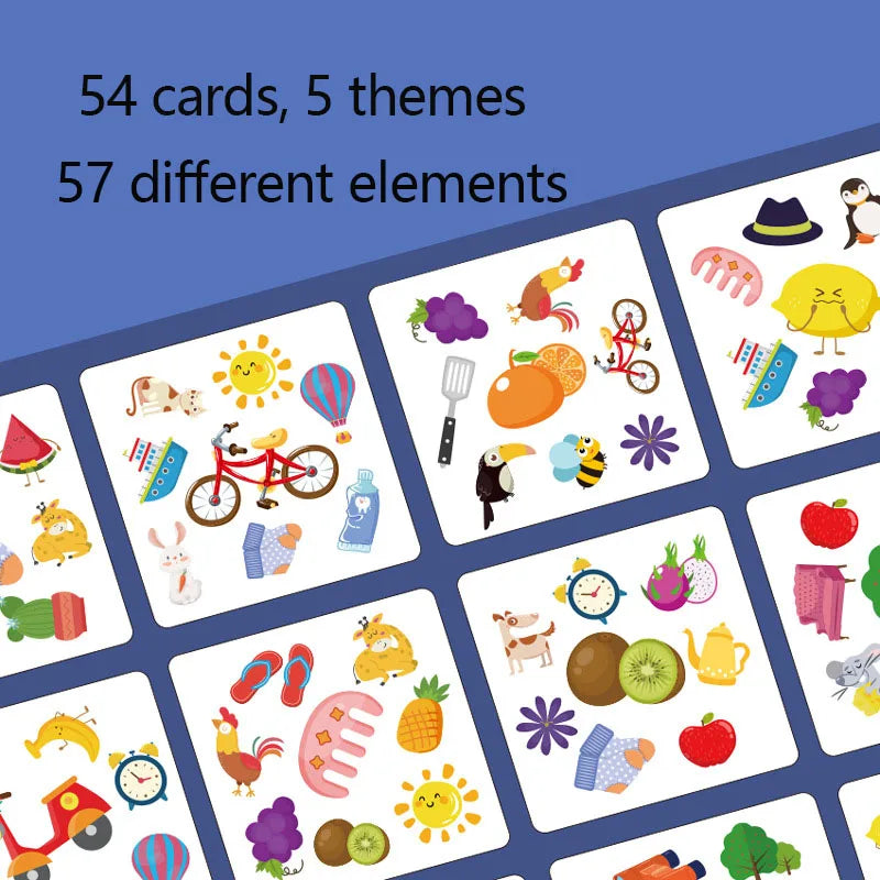 Memory Dobble Game™ - Aprendizaje y aventura - Juego de cartas de memoria