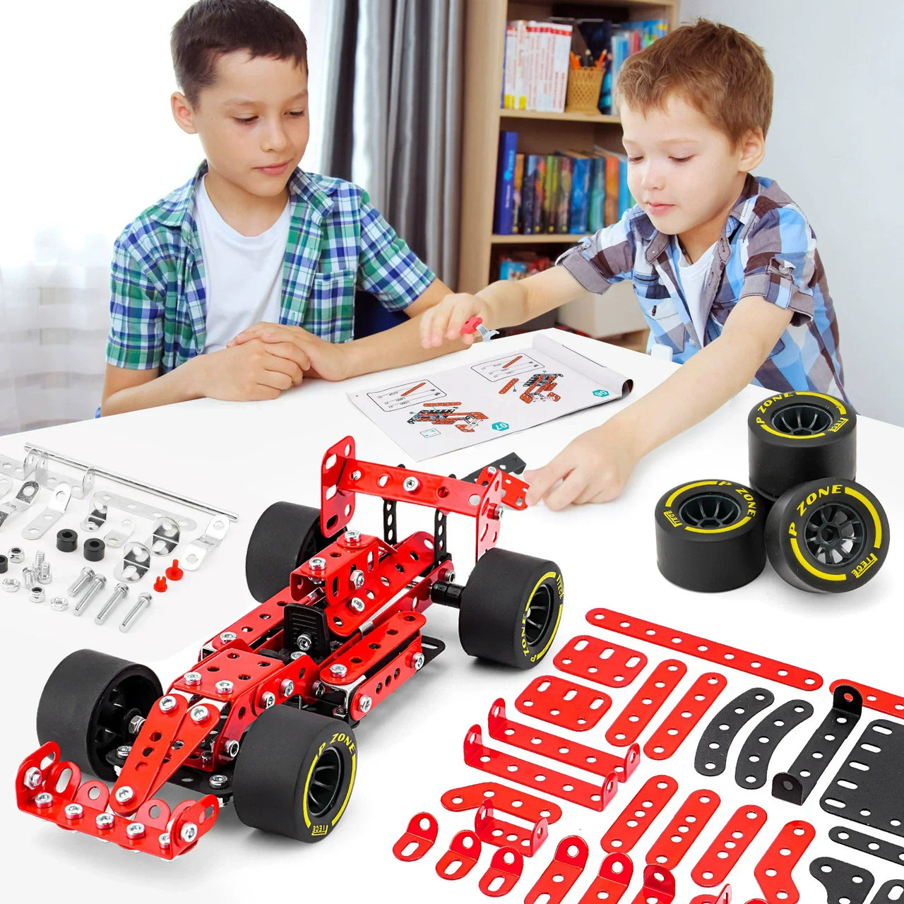 RaceBuilder – Cool & Creativo – Kit de construcción Multi-Shape