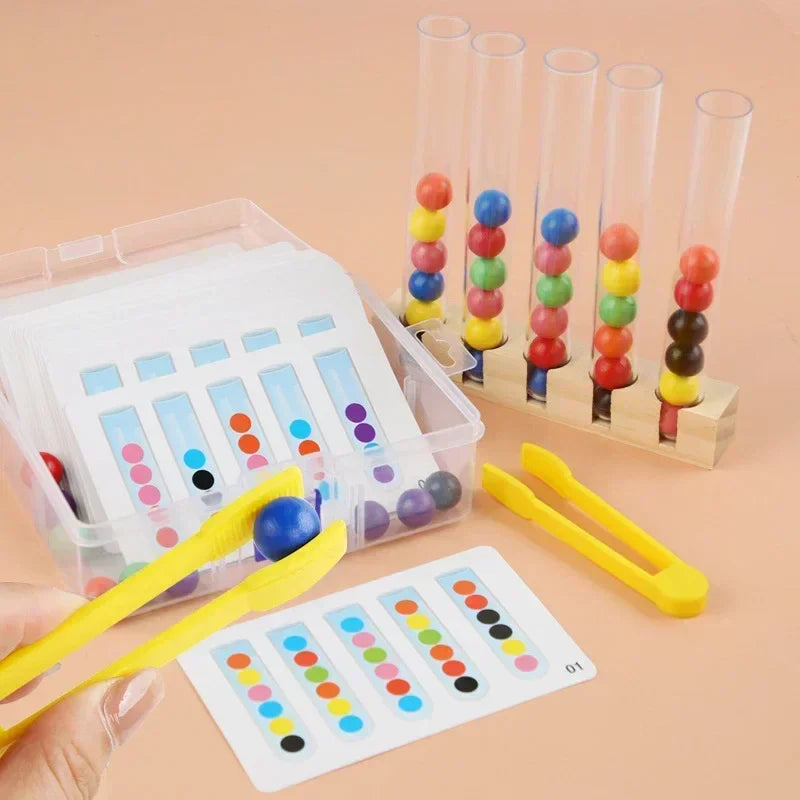 Tube Clip Beads™ - Rompecabezas delgado - Tubos para cuentas de colores