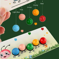 Thumbnail for Wooden Clip Beads™ – Diversión con la oruga – Cuentas de colores