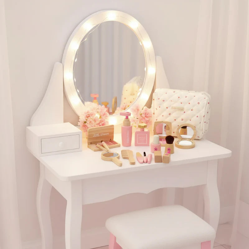 Wooden Makeup Play Set – Creatividad y juegos de rol – Set de maquillaje de madera