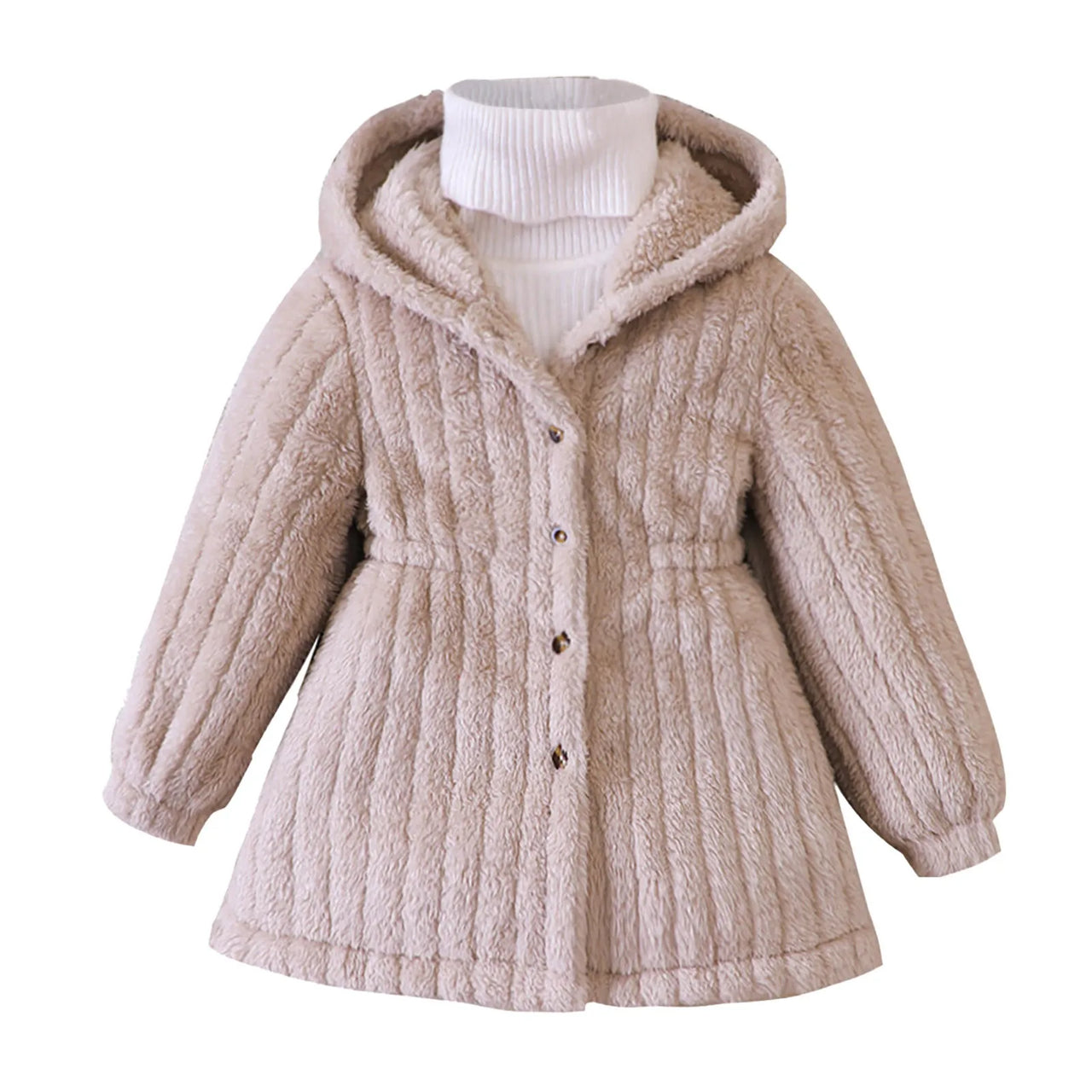 Mini Fashion™ - Forro polar suave para niñas - Chaqueta de invierno