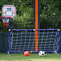 Thumbnail for Kids Ball Games - Doble diversión: set de juguetes de fútbol y baloncesto