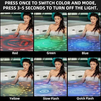 Thumbnail for Aqua Party Light™ – Fiesta en la piscina o el baño – Proyector de luz sobre agua
