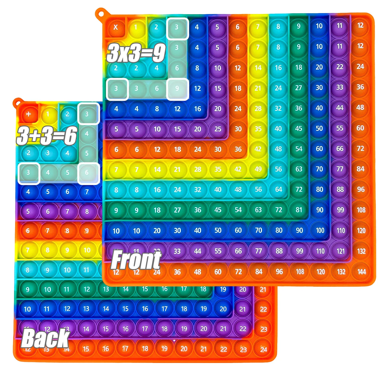 Multicolor Fidget Board™ - Mejorar las habilidades numéricas - Tablero Reken Fidget