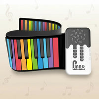Thumbnail for Roll-up Piano Keyboard – Creativo y educativo: piano plegable