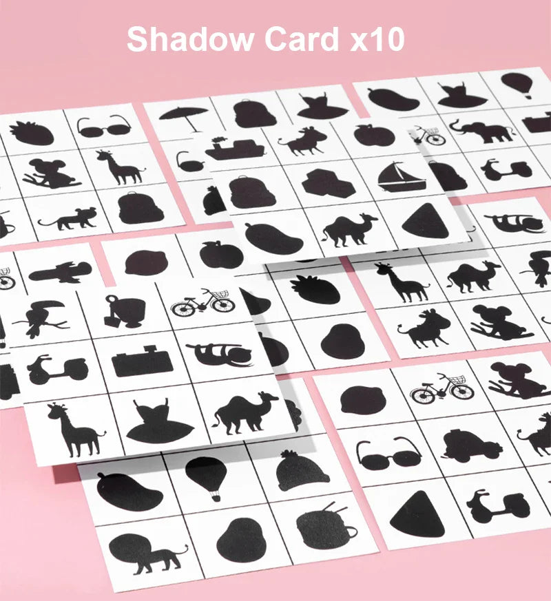 Shape Match Puzzle™ – Encuentra la sombra - Puzzle de madera de clasificación