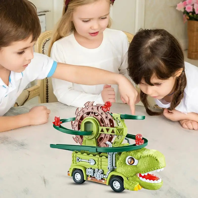 Dino Slide Truck™ - Trepa y corre con los dinosaurios - Camión con tobogán para dinosaurios