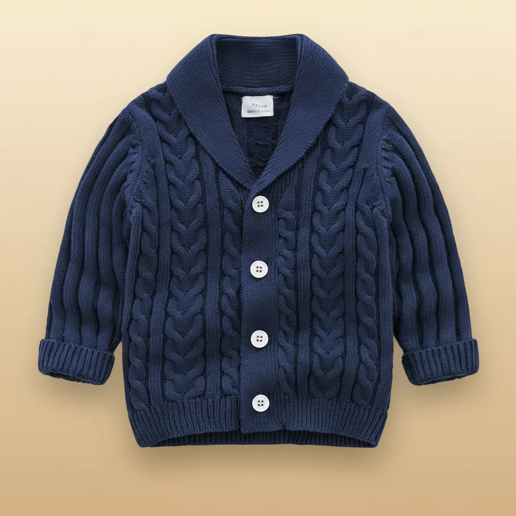 CozyCub – Cómodo y moderno: jersey de punto para niño